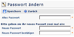 Passwort &auml;ndern